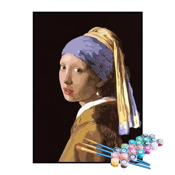 Paint by Numbers Kit – Girl with a Pearl Earring, Johannes Vermeer