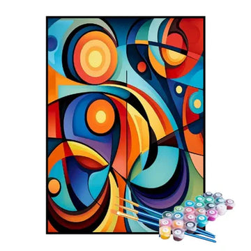 Paint by Numbers Kit – Circles of Color