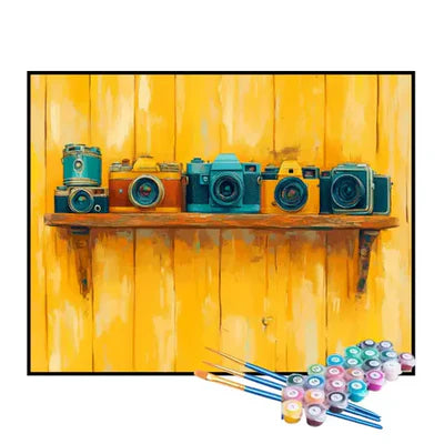 Paint by Numbers Kit – Camera Collection
