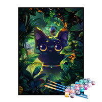 Paint by Numbers Kit – Cat Exploring Nature