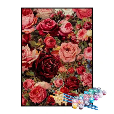 Paint by Numbers Kit – Rose Garden