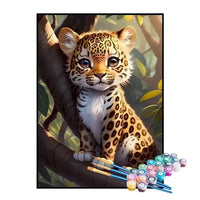 Paint by Numbers Kit – Jaguar Cub