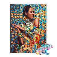 Paint by Numbers Kit – African Elegance