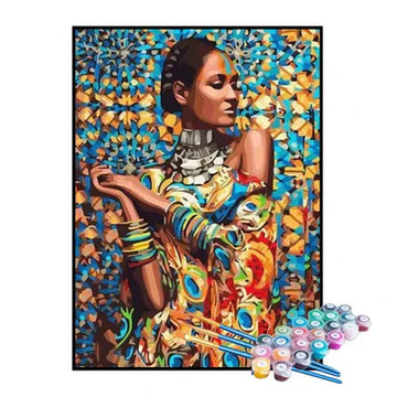 Paint by Numbers Kit – African Elegance