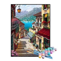 Paint by Numbers Kit – Village Stairway