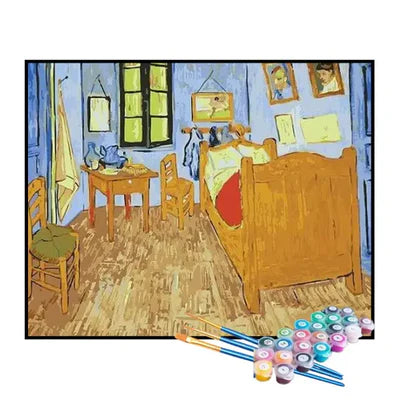 Paint by Numbers Kit – The Bedroom in Arles, Van Gogh