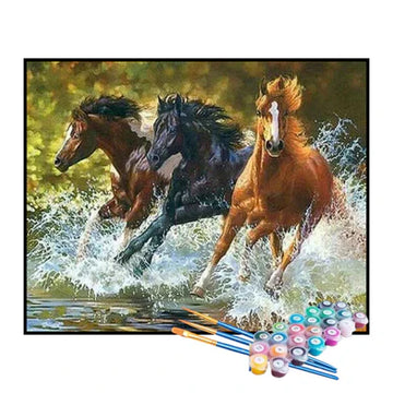 Paint by Numbers Kit – Horses