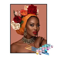 Paint by Numbers Kit – Rose Crown Beauty