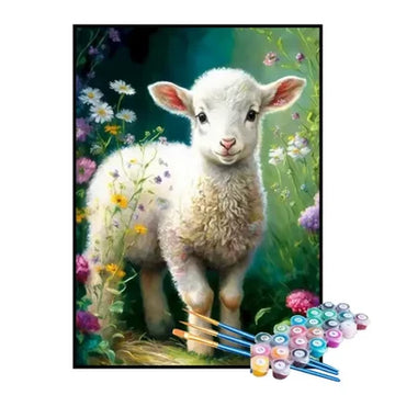 Paint by Numbers Kit – Little Lamb