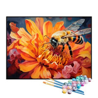Paint by Numbers Kit – Honeybee on a Blossom