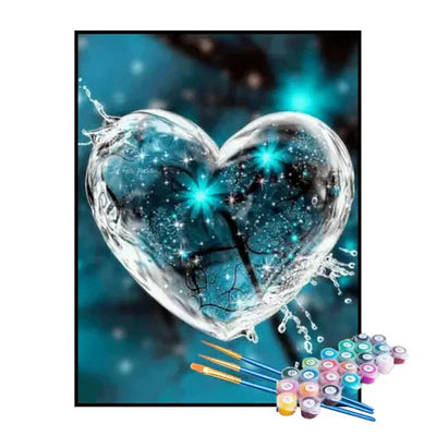 Paint by Numbers Kit – Heart of Ice