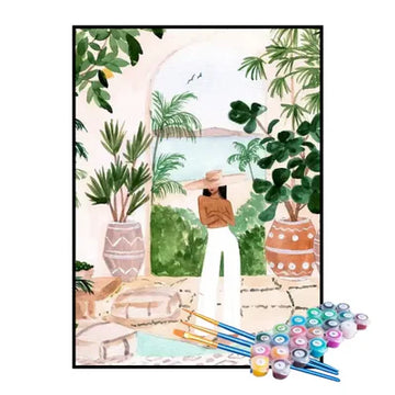 Paint by Numbers Kit – Resort Getaway
