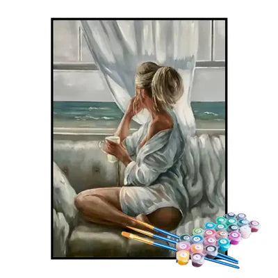 Paint by Numbers Kit – Woman by the Window