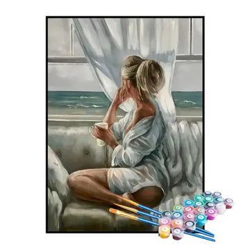 Paint by Numbers Kit – Woman by the Window