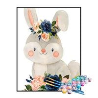 Paint by Numbers Kit – Little Gray Bunny