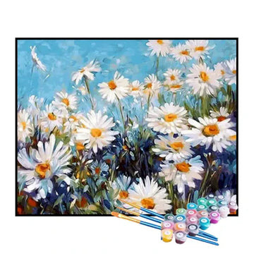 Paint by Numbers Kit – Garden Daisies