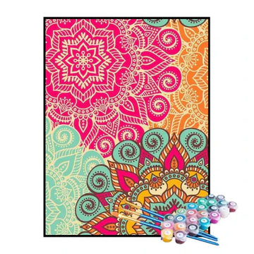 Paint by Numbers Kit – Dancing Mandalas