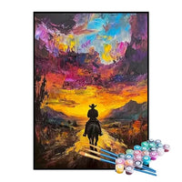 Paint by Numbers Kit – Wild West Cowboy