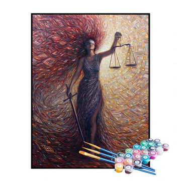 Paint by Numbers Kit – Lady Justice