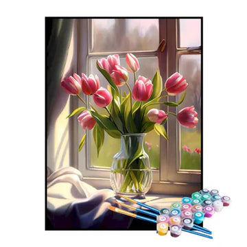 Paint by Numbers Kit – Tulips