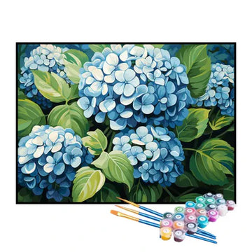 Paint by Numbers Kit – Blooming Blue Orchids
