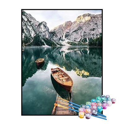Paint by Numbers Kit – Mountain Lake