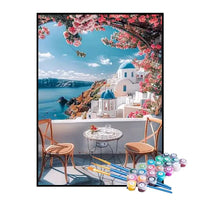 Paint by Numbers Kit – Greek Balcony