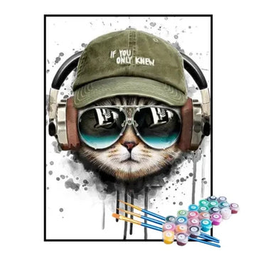 Paint by Numbers Kit – Cool Cat