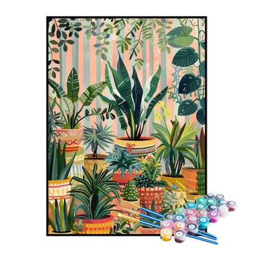 Paint by Numbers Kit – Succulent Garden