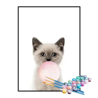 Paint by Numbers Kit – Bubblegum Kitten