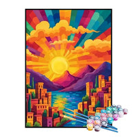 Paint by Numbers Kit – Sunlit City