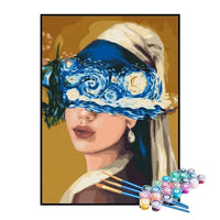 Paint by Numbers Kit – The Starry Night in Her Eyes, Van Gogh