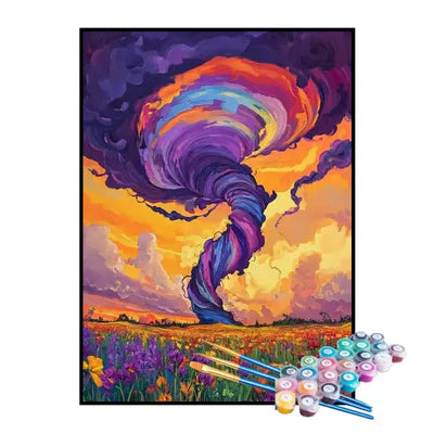 Paint by Numbers Kit – Violet Hurricane