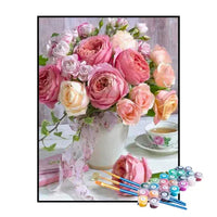 Paint by Numbers Kit – Rose Bouquet
