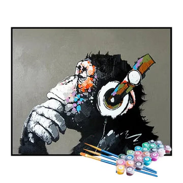Paint by Numbers Kit – Groovy Chimp