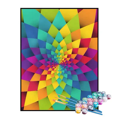 Paint by Numbers Kit – Kaleidoscope of Colors