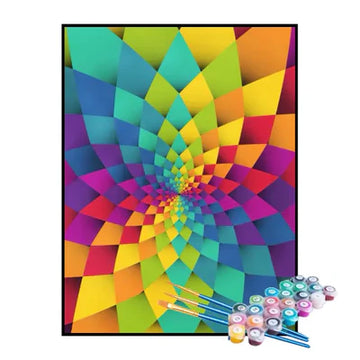Paint by Numbers Kit – Kaleidoscope of Colors