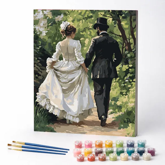 A Stroll for Two - Paint by Numbers Kit