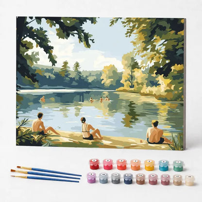 Afternoon by the River - Paint by Numbers Kit