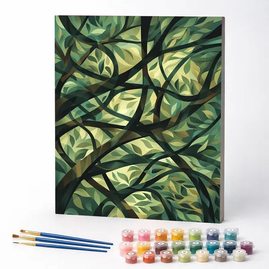 Among Leaves and Branches - Paint by Numbers Kit