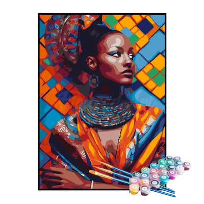 Paint by Numbers Kit – Feminine Beauty