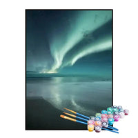 Paint by Numbers Kit – Northern Lights
