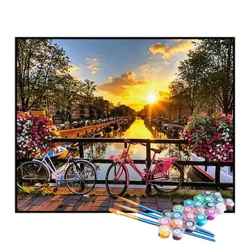 Paint by Numbers Kit – Amsterdam Sunset