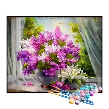 Paint by Numbers Kit – Vase of Flowers