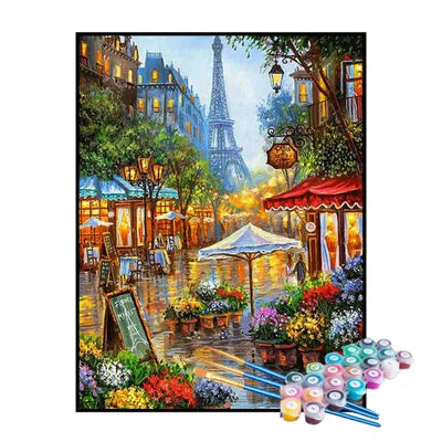 Paint by Numbers Kit – Parisian Village