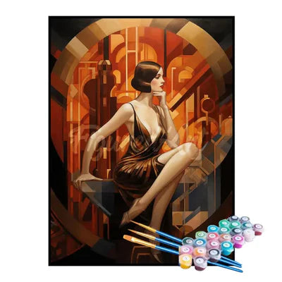 Paint by Numbers Kit – The Seated Muse