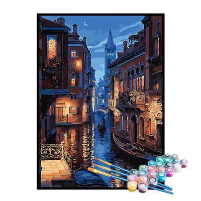 Paint by Numbers Kit – Venetian Canals