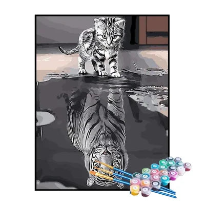 Paint by Numbers Kit – The Tiger Within