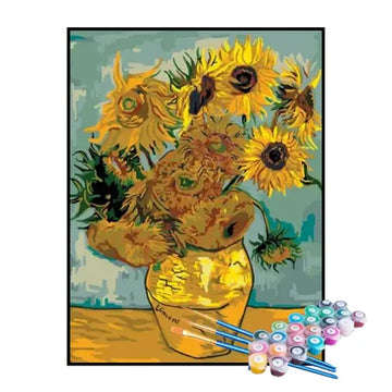 Paint by Numbers Kit – Sunflowers, Van Gogh