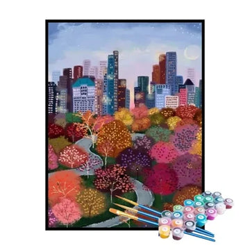 Paint by Numbers Kit – Autumn in the Park